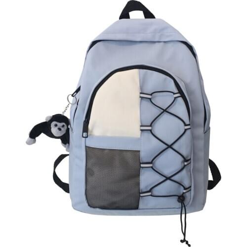 2020 New Fashion Backpack Mens Hip-Hop High School College Student Bag Girl Tidal Street Shoot Personality Travel Shoulder Bag