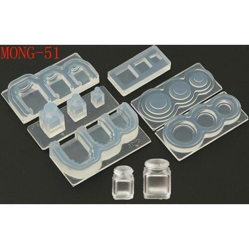 2020 NEW Handmade Silicone Mould Miniature Cup With Food Drink Beverage Toy DIY hollow bottles Type epoxy resin molds