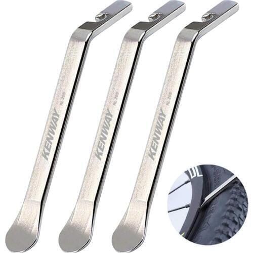 3 PCS Bicycle Tire Lever Tyre Spoon Iron Changing Tool Bike Tire Levers Premium Stainless Steel Levers to Repair Bike Tube