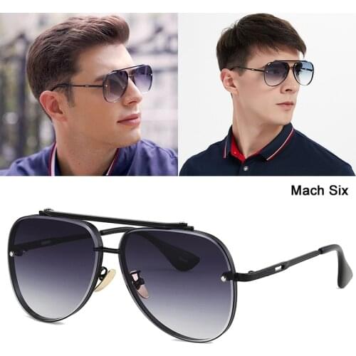 JackJad 2020 Fashion Mach Six Aviation Style Gradient Sunglasses Cool Men Vintage Brand Design Sun Glasses Oculos De Sol 2A103