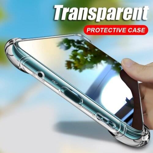 Thin Clear Transparent Phone Case For Samsung M01 M11 M21 M31 M51 M30s M31s S7 Edge S8 S9 Plus S10e S20 Ultra Shockproof Cover