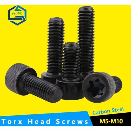 Torx Head Screws Socket Head Cap Screws with Low Head Cap Screws Hex Socket Security Head Screws Customize Carbon Steel