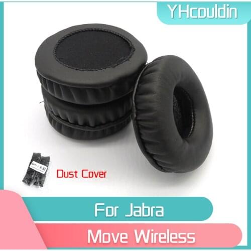 YHcouldin Earpads For Jabra Move Wireless Headphone Accessaries Replacement Wrinkled Leather