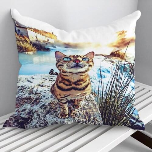 Animal 109 Throw Pillows Cushion Cover On Sofa Home Decor 45*45cm 40*40cm Gift Pillowcase Cojines Dropshipping