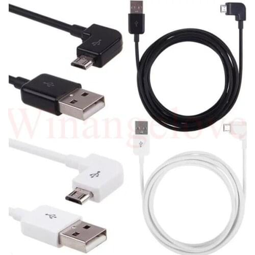 2A Fast Charger Cord 90 Degree Right Angle right Micro USB Data Sync Charging Wire for Samsung s6 s7