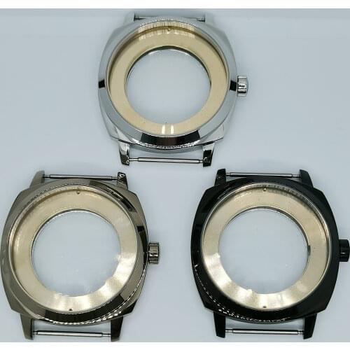 43MM Watch Part For Mans Stainless Steel Cases Fit Miyota8215 ST16 Eta2836 2824 NH35 NH36 Automatic Movement