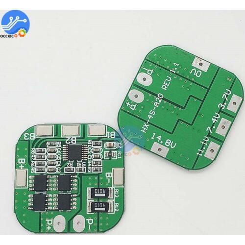 4S 14.8V / 16.8V 20A Peak Li-ion BMS PCM Battery Protection Board BMS PCM for Lithium LicoO2 Limn2O4 18650 LI Battery Module