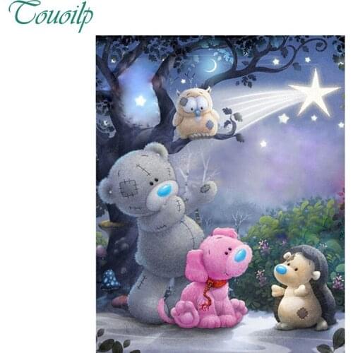 5D Diamond mosaic Diamond embroidery cartoon beer,Full picture of rhinestones,diy diamond painting cross stitch,christmas gifts