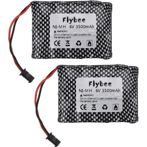 Upgrade 6v Rechargeable Battery For Rc toys Cars RC Tanks RC Truck Robots Gun NiMH Battery AA 6v 3000mah 3500mah Batteries Pack