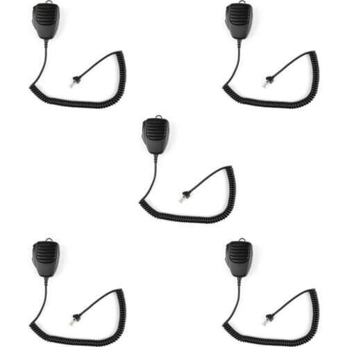 Artudatech 5Pcs HM-118N Handheld Microphone For Icom IC-2100H IC-F2721D IC-211 IC-F2821 IC-207H IC-208H IC-2200H Radio