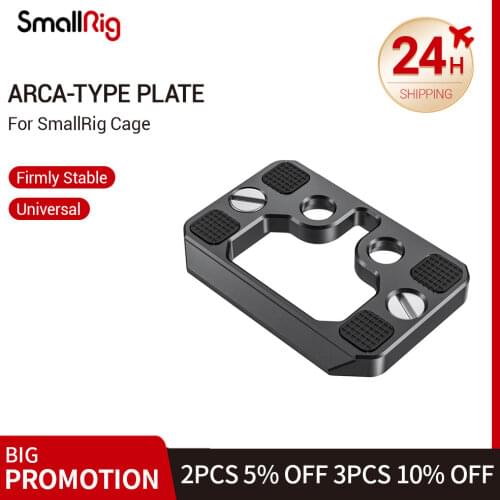 SmallRig Arca-Type Quick Release Plate for SmallRig A7III A7RIII A7M3 Cage / For SmallRig BMPCC 4K Cage /For Nikon Z6 Cage 2389