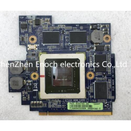 For ASUS G71G G71GX G72GX VGA Video PN 69N0FHV11B02-01 GTX 260M GTX260M G92-751-B1 60-NVZVG1000-A02 DDR3 1GB MXM VGA/ Video Card