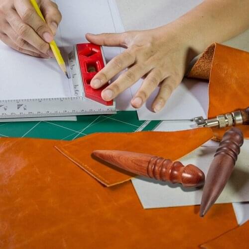 Leather Polishing Slicker Tool Multi-size Solid Wood Leathercraft Edge Slicker Burnisher for Leather Edge DIY Tool Tip Burnisher