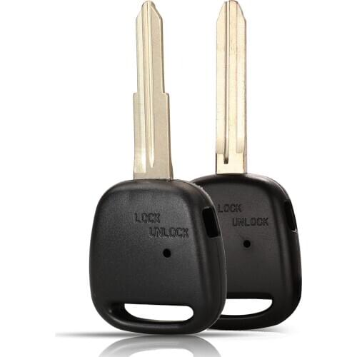 Jingyuqin 1/2 Buttons Replacement Fob Remote Key Shell Case Cover Blade For Toyota Carina Estima Harrier Previa Corolla Celica