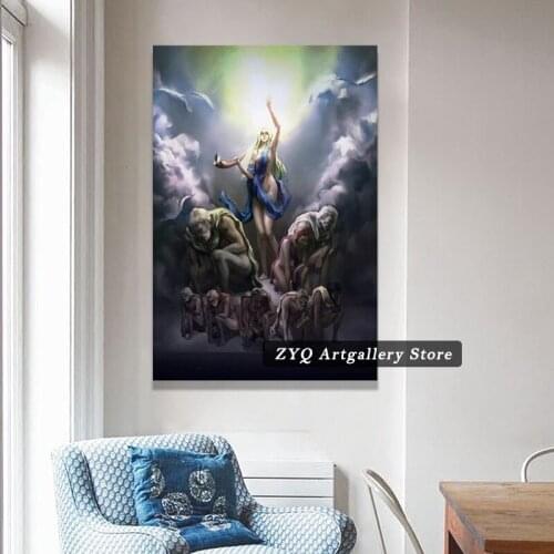 Attack on Titan Nine Titans Poster Poster Decorative Painting Canvas Wall Art Living Room Posters Bedroom Painting