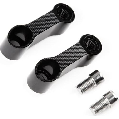 KEMiMOTO MT09 MT07 Mirrors Extension Riser Extend Adapter For Yamaha MT 09 07 Fazer FZ-09 V-max 1700 Bolts Size 10mm 0.4inches