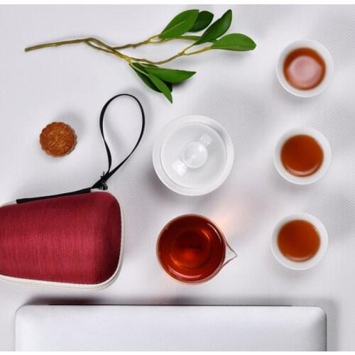 Ceramic teapots with 2 cups a tea sets portable travel office tea set drinkware black crockery ceramic teapot kettles tea cups