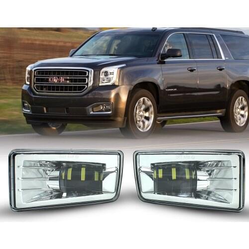 LED Fog Light Front Lamps Kit Front Bumper Fog driving Lamp For Chevy Silverado Tahoe Suburban 2007-2016 GMC YUKON 2015-2016
