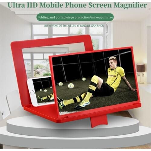 LS new portable Projector for phones folding 3d screen amplifier for cell phone mobile phone screen amplifier with makeup mirror