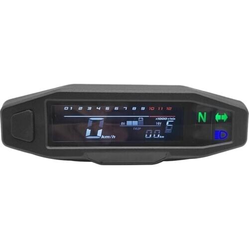 Motorcycle LCD Speeeter Digital Odemeter Electric Injection and Carburetor Meter for Russian KR200