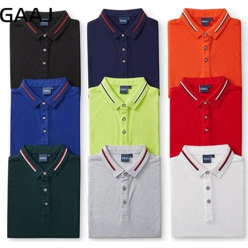 GAAJ 65% Linen Cotton Famous BrandPolo Shirts Men & Women Sweatshirt Cotton High Quality Man Polos Homme Solid New Short 22IXH