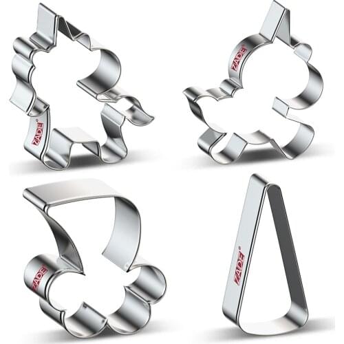 ZADE Unicorn Head Cookie Cutter for Biscuit Baking Unicorn Cookie Cutter - Stainless Steel