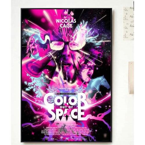 NP063 Color Out of Space Movie 2 Classic Film Fashion Trend Beautiful home Art Decor Silk Poster Wall Sticker Deco Gift