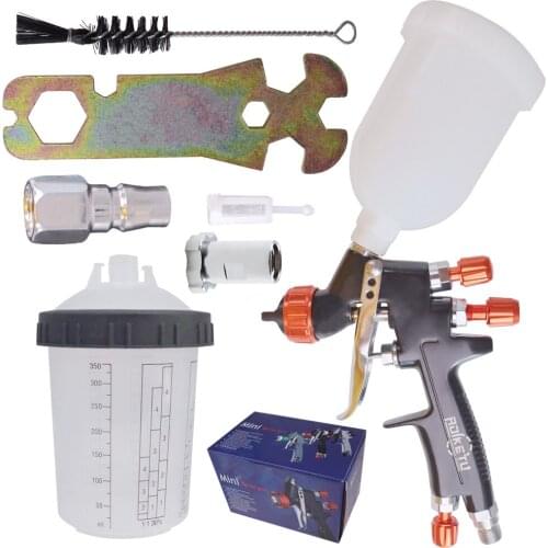 High Quality 1.3mm250ml Spray Gun Professional HVLP Automotive Air Paint Repair Car Paint Adjustable Gravity Feed Auto Pneumatic