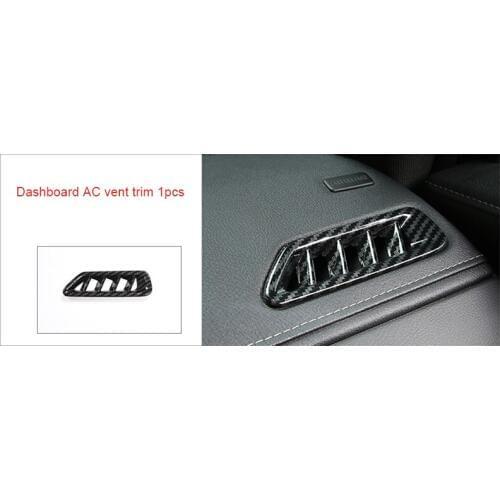 Car Interior Dashboard For Cadillac Carbon Fiber 1pc Trim Ac Vent Xt4
