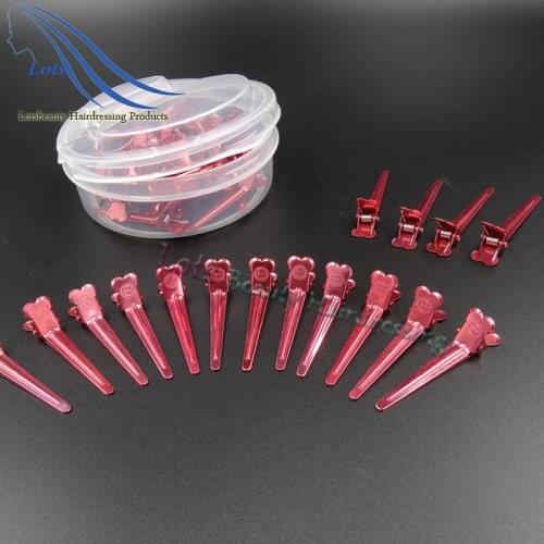 Durable Metal Hair Extension Clips For Hairstylist, Small Size Hair Clip For Salon Make Up Hairdressing Clip C-095 Free Shipping