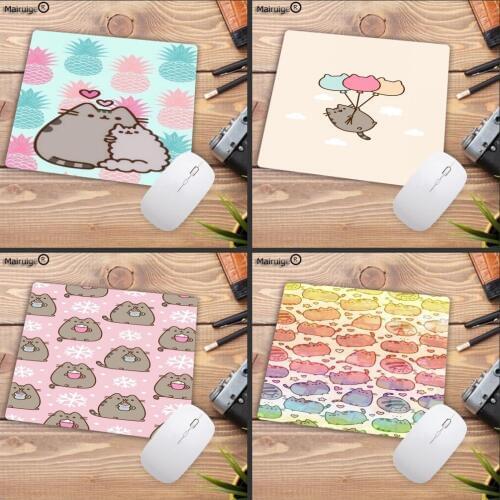 Mairuige Anti-slip PC Computer Gaming Natural Rubber Cute Cat Picture Mousepad Gamer Mouse Mat for PC Laptop Mouse for mat