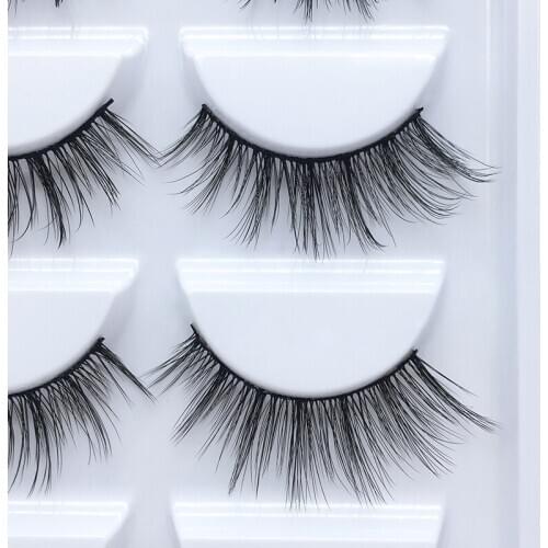 Flash girl F series F850 luxury 5 pairs 3D mink eyelashes 5 models 5 pairs eye lashes with lashes black box