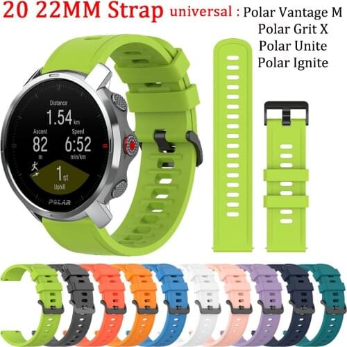 Replacement Silicone Band For Polar Unite/Ignite Smart Watch Strap For Polar Vantage M/GritX Wristband Bracelet belt Accessories