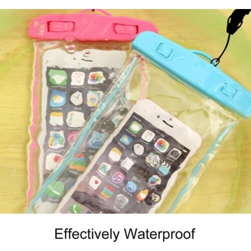 Mobile Phone Cases TPU Universal Waterproof Mobile Phone Case Pouch Bag for Underwater Swimming Mobile Phone Accessories 2021