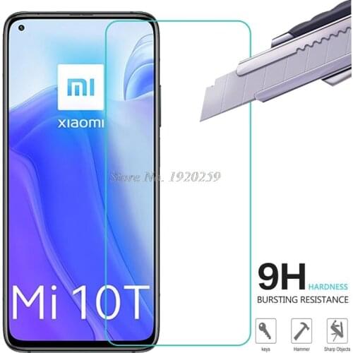 2PCS Tempered Glass For Xiaomi Mi 10T Pro Protective Film Screen Protector for Xiaomi 10T Lite 5G Ptotective Cover Glass Film