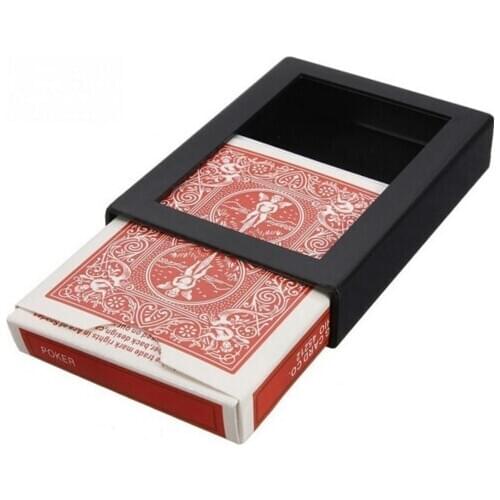 3pcs Amazing magic Deck Disappearing Vanishing Magic Card Case Close Up Magic Trick Box Fun Poker Vanishing Case