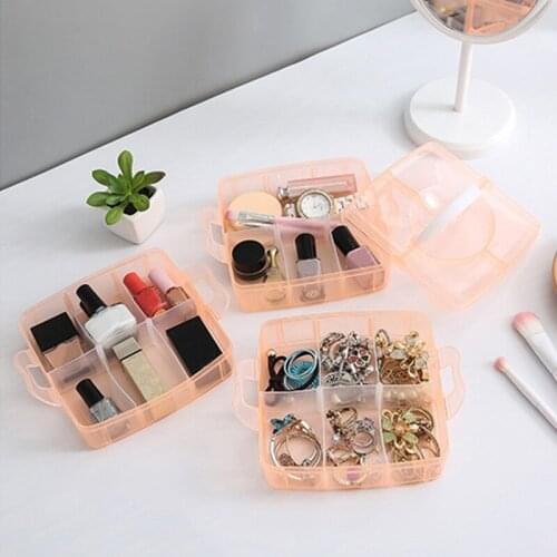 3 Layers Multi-function Plastic Jewelry Storage Box Case Nail Art Beauty Manicure Accessory Tool Container