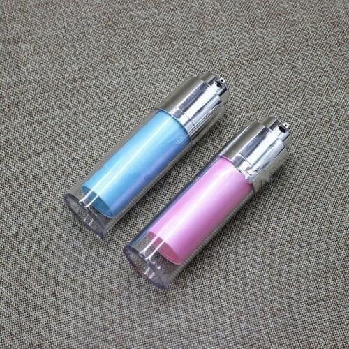 30ml empty blue pink airless bottle, lotion/emulsion airless pump vacuum refillable bottles F20171900