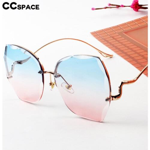 47579 Sunglasses Large Frame Butterfly Shape Translucent Colorful Lenses Charm Fashion Stylish and Elegant Womens Shade UV400