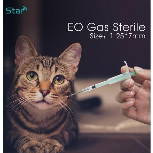 80pcs) 1.25*7mm Dog ID 134.2Khz Glass syringe Animal Microchip Transponder Syringe Tags Set hot sale free shipping