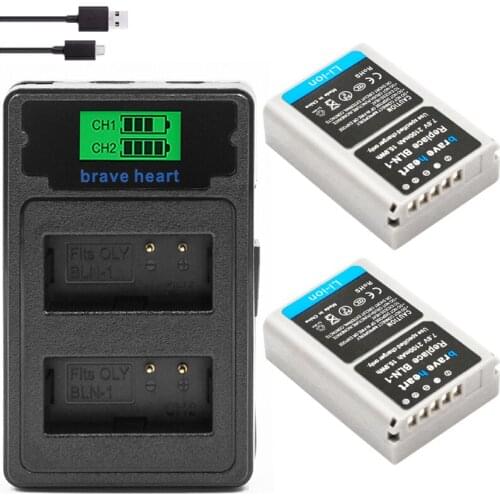 PSBLN1 PS-BLN1 PS BLN1 Battery for OLYMPUS PS-BLN1 BLN-1 E-M5 EM5 OMD OM-D Batteries