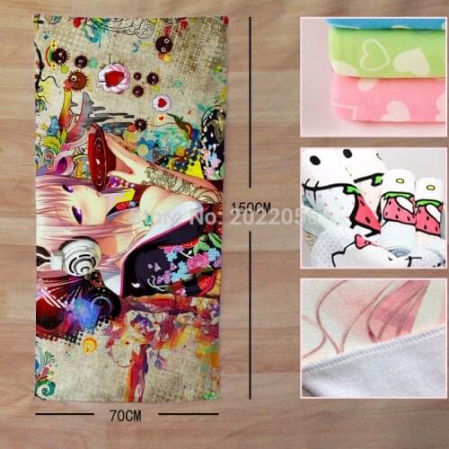 Anime Manga SONICOMI Super Sonico Bath Towel Beach Towel 002