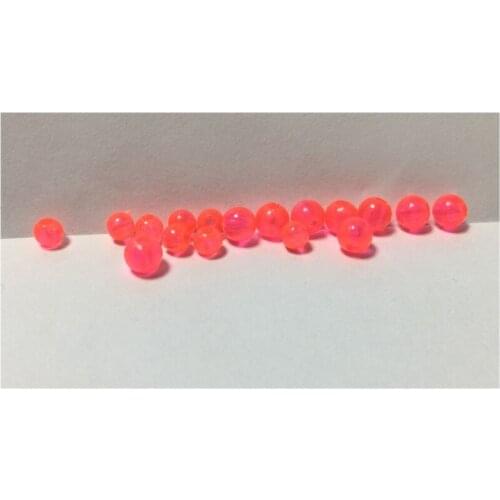 Free shipping 200PCS/Lot 4/5/6mm Premium red Color Round Sinking Beads Fishing Beans Top Grade