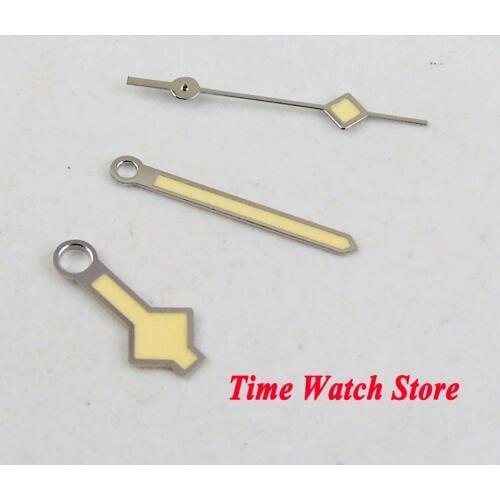 Snowflake watch hand yellow color luminous hand fit for MIYOTA 8215 821A Automatic movement H115