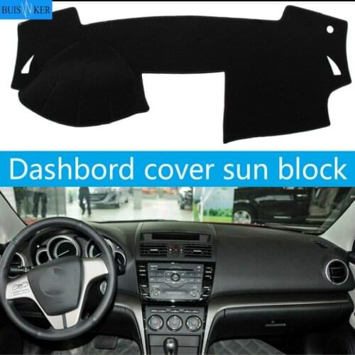 Car Dashboard Cover Dash Mat Dash Pad Carpet For Mazda 6 GH 2008-2013 Sun protection anti - slip anti - uv