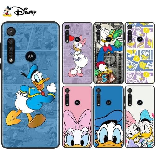 Duck Donald Cartoon For Motorola Edge G Stylus ONE Fusion Marco Hyper G9 G8 E7 E6 Plus PLAY Power Lite Phone Case