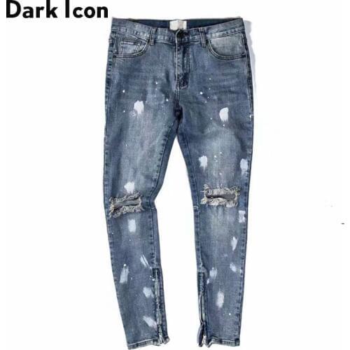 Мужские джинсы Dark Icon China At AliExpress