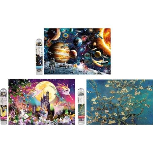 Jigsaw Puzzles 234 Pieces Space Travel Landscape Puzzles Educational Toys For Adults Children Kids Home Game Decompression Toy