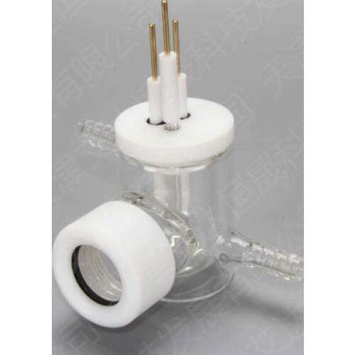 Photoelectrochemical cell, K045 conventional electrolyzer, and water bath