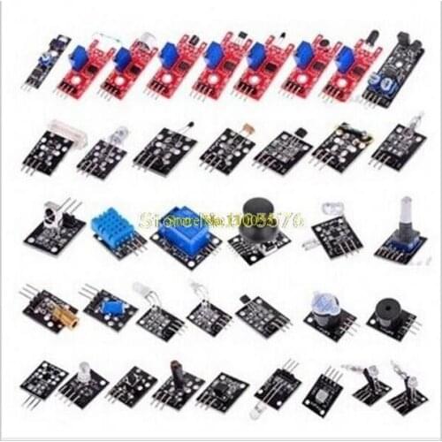 Sensor kit 37 in 1 Sensor Kit For Arduino /RRGB/joystick/photosensitive/Sound Detection/Obstacle avoidance/buzzer